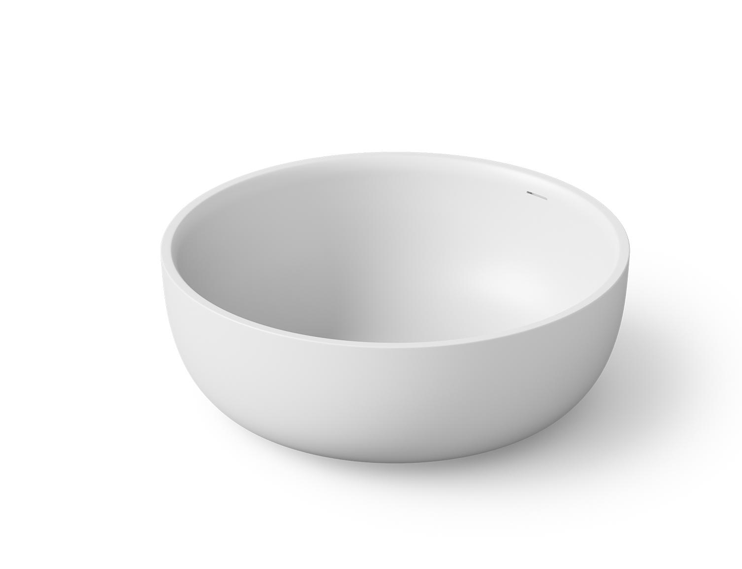 Dea Design Round Ванна из Solid Surface отдельностоящая 135x135 см, цвет: white DD8612 1350 18
