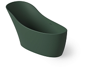 Dea Design Elegant Ванна из Solid Surface отдельностоящая 169x75 см, цвет: dark green DD8613 1690 11