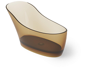 Dea Design Elegant Ванна из Glasstech отдельностоящая 169x75 см, цвет: classic green DD8613 1690 R6