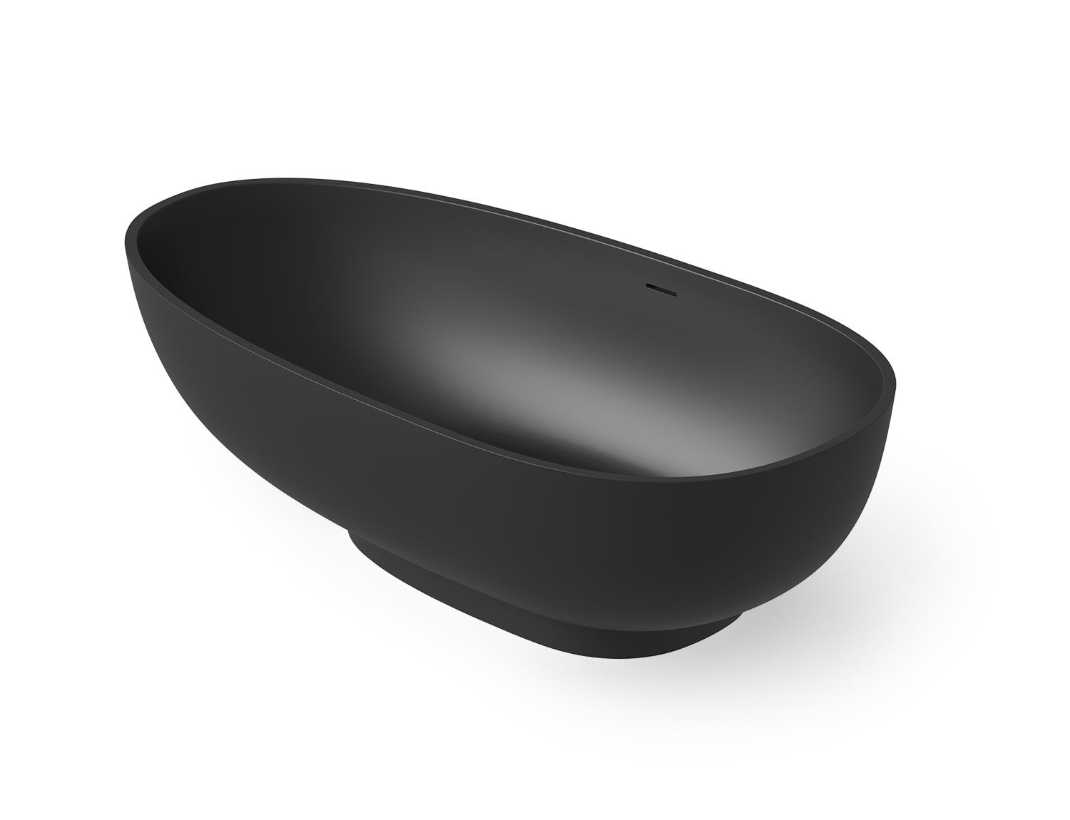 Dea Design Modern Ванна из Solid Surface отдельностоящая 180x94 см, цвет: black DD8616 1800 16