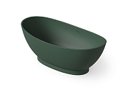Dea Design Elegant Ванна из Solid Surface отдельностоящая 155x78 см, цвет: dark green DD8620 1550 11