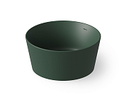 Dea Design Round Ванна из Solid Surface отдельностоящая 130x130 см, цвет: dark green DD8626 1300 11