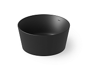 Dea Design Round Ванна из Solid Surface отдельностоящая 130x130 см, цвет: black DD8626 1300 16