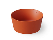 Dea Design Round Ванна из Solid Surface отдельностоящая 130x130 см, цвет: orange DD8626 1300 7