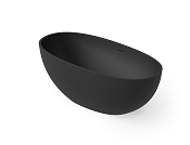 Dea Design Nature Ванна из Solid Surface отдельностоящая 165x80 см, цвет: black DD8628 1650 16