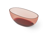 Dea Design Nature Ванна из Glasstech отдельностоящая 165x80 см, цвет: pomegranate DD8628 1650 R5