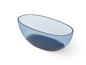Dea Design Nature Ванна из Glasstech отдельностоящая 165x80 см, цвет: royal blue DD8628 1650 R7