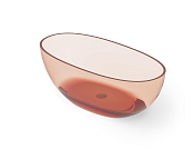 Dea Design Nature Ванна из Glasstech отдельностоящая 165x80 см, цвет: brown copper DD8628 1650 R9