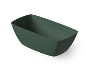 Dea Design Modern Ванна из Solid Surface отдельностоящая 170x85 см, цвет: dark green DD8631 1700 11