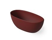 Dea Design Nature Ванна из Solid Surface отдельностоящая 165x80 см, цвет: red wine DD8639 1650 17