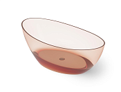 Dea Design Elegant Ванна из Glasstech отдельностоящая 180x90 см, цвет: brown copper DD8643 1800 R9