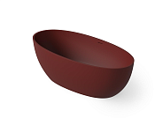 Dea Design Nature Ванна из Solid Surface отдельностоящая 170x80 см, цвет: red wine DD8647 1700 17