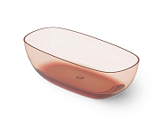 Dea Design Modern Ванна из Glasstech отдельностоящая 150x76 см, цвет: brown copper DD8666 1620 R9