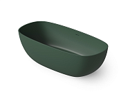 Dea Design Modern Ванна из Solid Surface отдельностоящая 180x85 см, цвет: dark green DD8666 1800 11