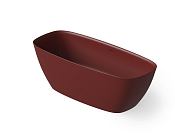 Dea Design Edge Ванна из Solid Surface отдельностоящая 170x72 см, цвет: red wine DD8671 1700 17