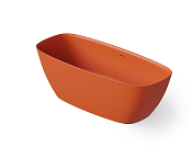 Dea Design Edge Ванна из Solid Surface отдельностоящая 170x72 см, цвет: orange DD8671 1700 7