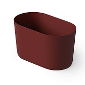 Dea Design Single Ванна из Solid Surface отдельностоящая 135x75 см, цвет: red wine DD8673 1350 17