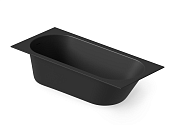 Dea Design Ease Ванна из Solid Surface, встраиваемая 170x75 см, цвет: black DD8676 1700 16