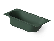 Dea Design Ease Ванна из Solid Surface, встраиваемая 180x80 см, цвет: dark green DD8676 1800 11