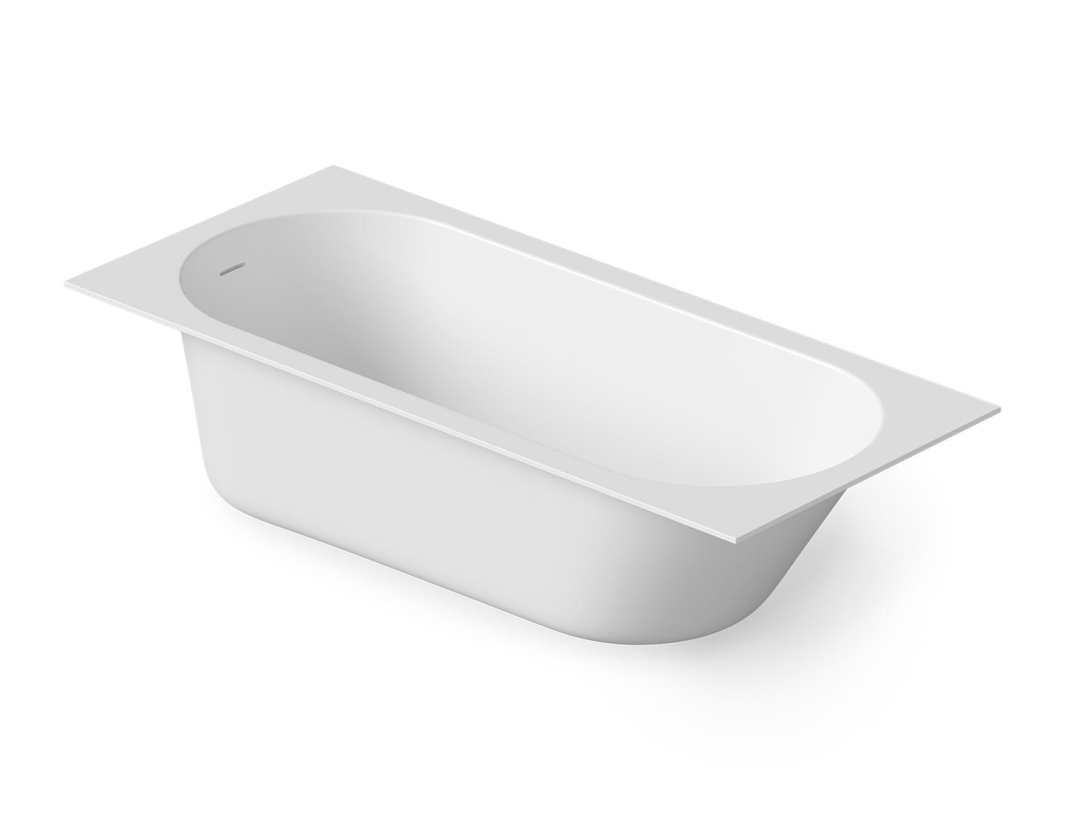Dea Design Ease Ванна из Solid Surface, встраиваемая 180x80 см, цвет: white DD8676 1800 18