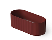 Dea Design Stripes Ванна из Solid Surface отдельностоящая 170x72 см, цвет: red wine DD8803 1700 17
