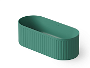 Dea Design Stripes Ванна из Solid Surface отдельностоящая 170x72 см, цвет: green DD8804 1700 10
