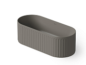 Dea Design Stripes Ванна из Solid Surface отдельностоящая 170x72 см, цвет: grey DD8804 1700 3