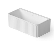 Dea Design Stripes Ванна из Solid Surface отдельностоящая 160x80 см, цвет: white DD8805 1600 18