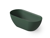 Dea Design Edge Ванна из Solid Surface отдельностоящая 160x75 см, цвет: dark green DD8919 1600 11