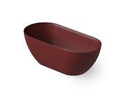 Dea Design Edge Ванна из Solid Surface отдельностоящая 160x75 см, цвет: red wine DD8919 1600 17