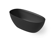 Dea Design Edge Ванна из Solid Surface отдельностоящая 130x70 см, цвет: black DD8928 1300 16