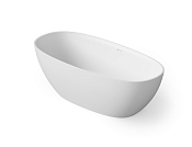 Dea Design Edge Ванна из Solid Surface отдельностоящая 160x76 см, цвет: white DD8928 1600 18