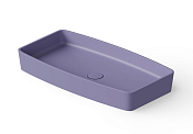 Dea Design Раковина чаша 68x36x9,5h см, Solid Surface, цвет: lilac DD9001 680 14