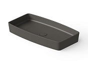 Dea Design Раковина чаша 68x36x9,5h см, Solid Surface, цвет: graphite DD9001 680 5
