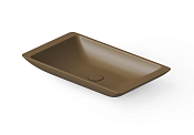 Dea Design Раковина чаша 60x35x9h см, Solid Surface, цвет: dark camel DD9002 600 1