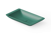 Dea Design Раковина чаша 60x35x9h см, Solid Surface, цвет: green DD9002 600 10