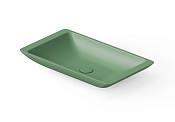Dea Design Раковина чаша 60x35x9h см, Solid Surface, цвет: mint DD9002 600 12