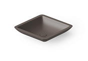 Dea Design Раковина чаша 42,5x42,5x10,5h см, Solid Surface, цвет: grey brown DD9003 425 6