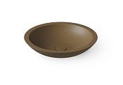 Dea Design Раковина чаша d51,5x10,5h см, Solid Surface, цвет: dark camel DD9004 515 1