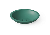 Dea Design Раковина чаша d51,5x10,5h см, Solid Surface, цвет: green DD9004 515 10