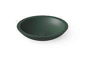Dea Design Раковина чаша d51,5x10,5h см, Solid Surface, цвет: dark green DD9004 515 11