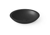 Dea Design Раковина чаша d51,5x10,5h см, Solid Surface, цвет: black DD9004 515 16