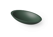 Dea Design Раковина чаша 60x35x10,5h см, Solid Surface, цвет: dark green DD9005 600 11