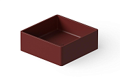 Dea Design Раковина чаша 40x40x15h см, Solid Surface, цвет: red wine DD9008 400 17