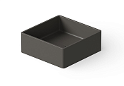 Dea Design Раковина чаша 40x40x15h см, Solid Surface, цвет: graphite DD9008 400 5
