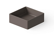 Dea Design Раковина чаша 40x40x15h см, Solid Surface, цвет: grey brown DD9008 400 6
