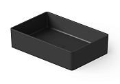Dea Design Раковина чаша 60x40x14,5h см, Solid Surface, цвет: black DD9009 600 16