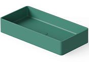 Dea Design Раковина чаша 80x40x14,5h см, Solid Surface, цвет: green DD9010 800 10