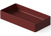 Dea Design Раковина чаша 80x40x14,5h см, Solid Surface, цвет: red wine DD9010 800 17