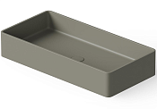 Dea Design Раковина чаша 80x40x14,5h см, Solid Surface, цвет: light grey DD9010 800 4
